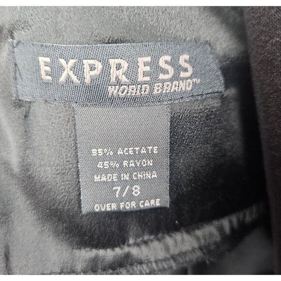 EXPRESS Vtg Midi Slip Dress Fairy Whimsy Goth Dark Romantic M 7/8 Embroidered - Picture 8 of 10